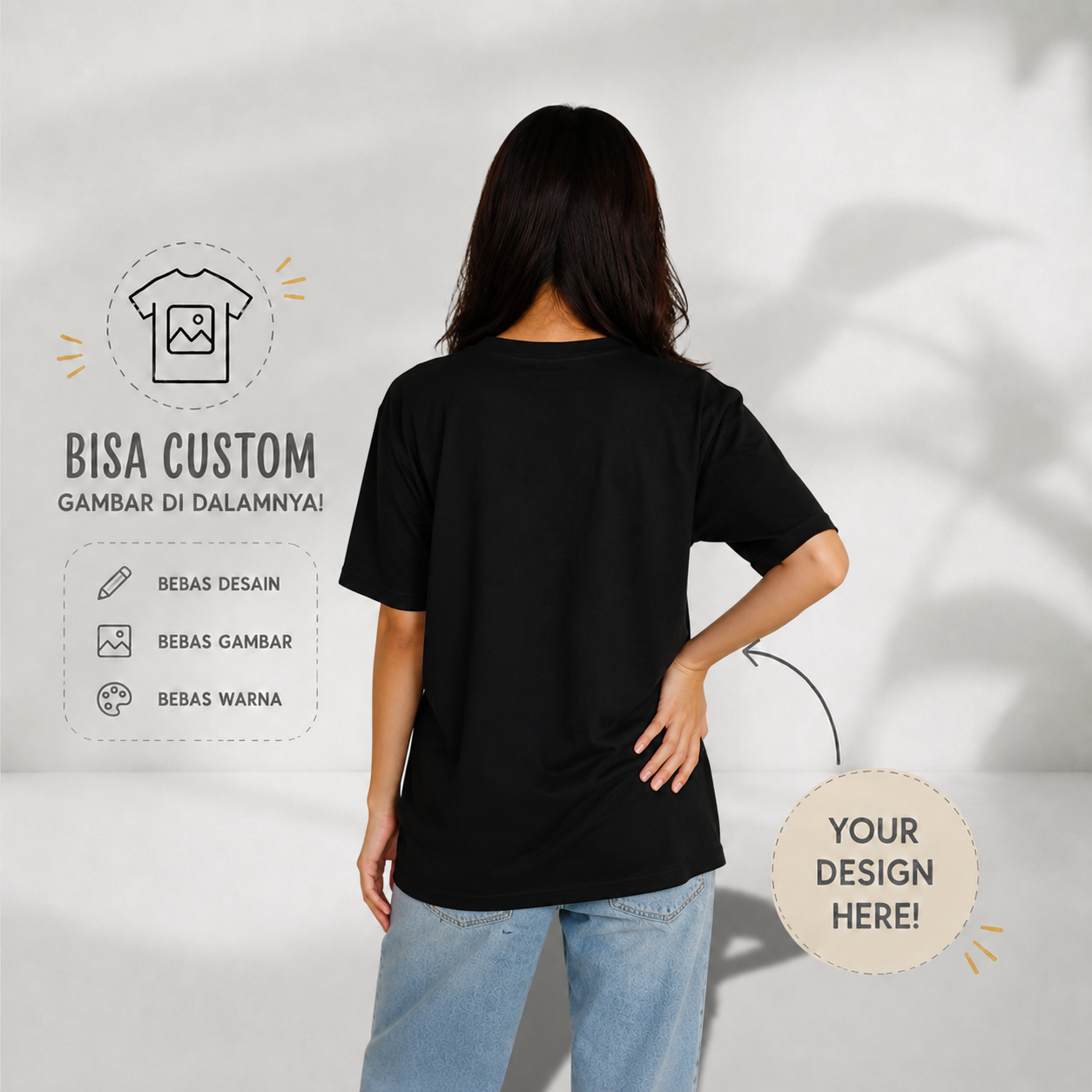 Kaos Custom Cotton Combed 24s