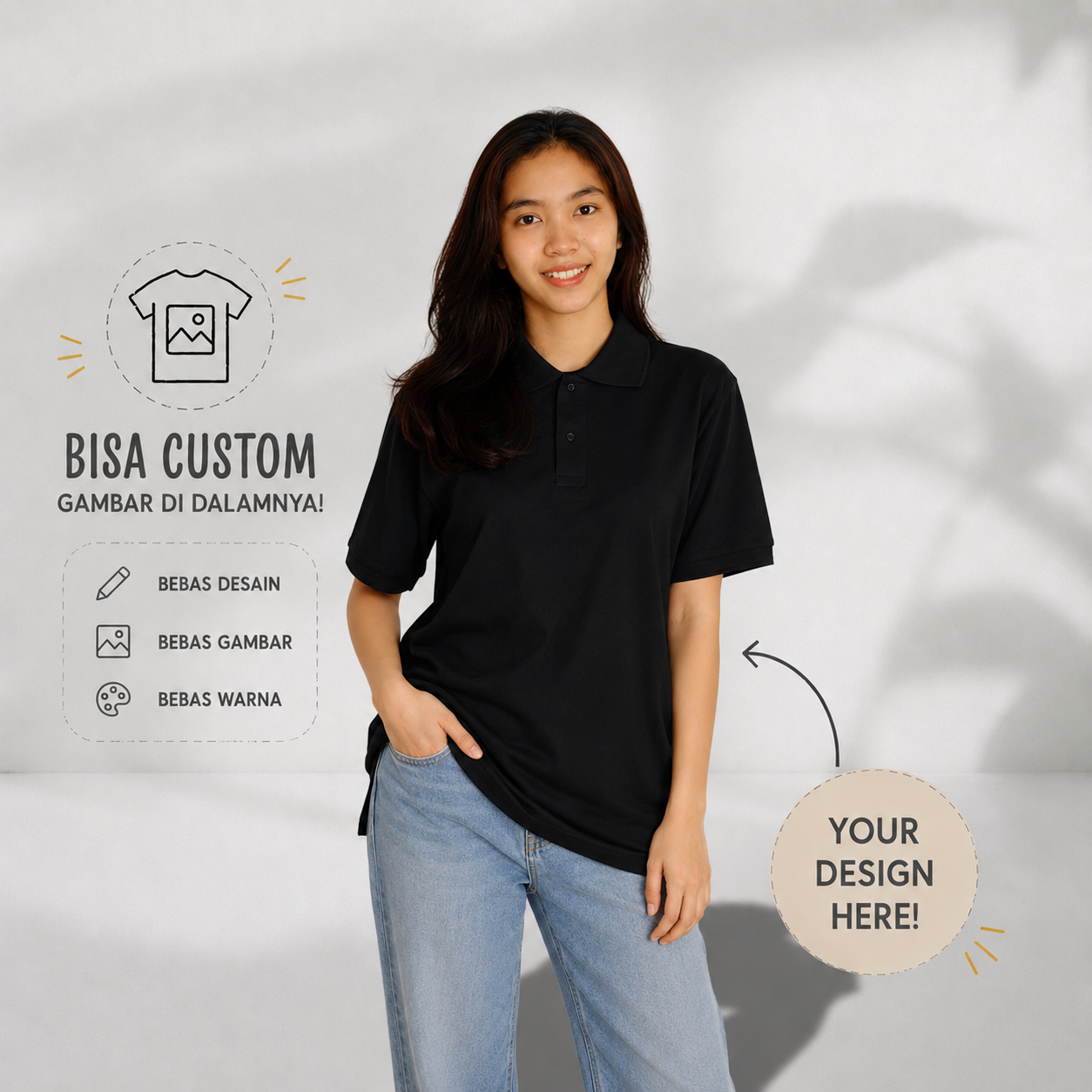 Polo Custom Cotton Combed 24s