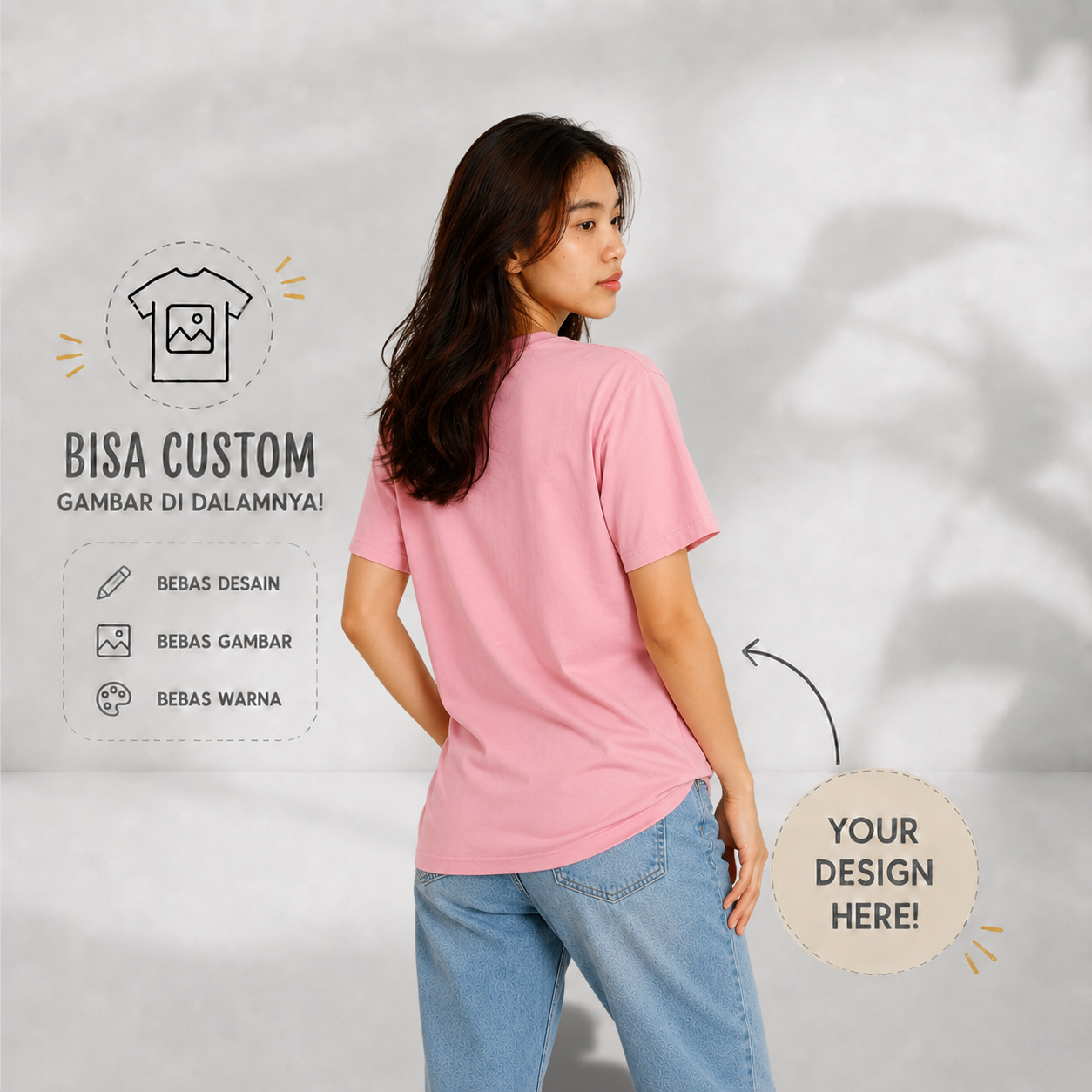 Kaos Custom Polyester 30s